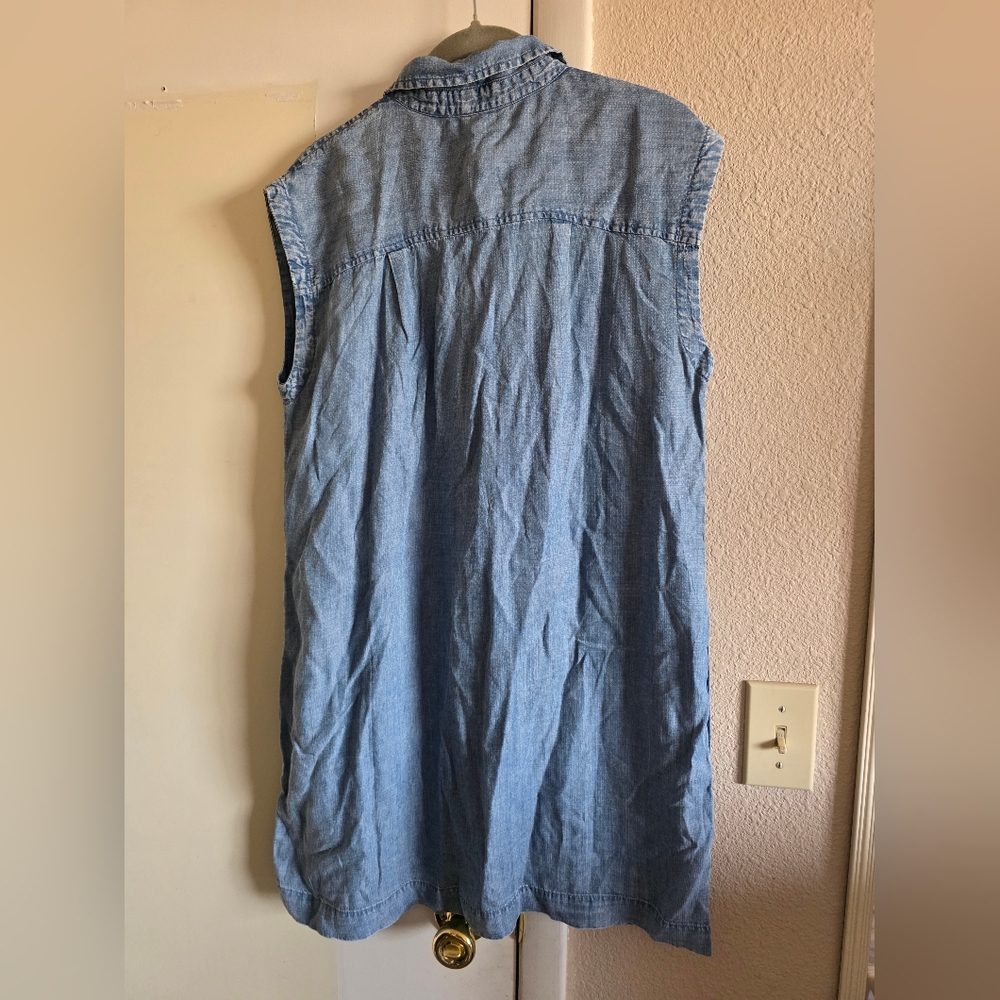 Splendid Wren Indigo Chambray Shift Minidress • NWOT 🦈 - Picture 7 of 9